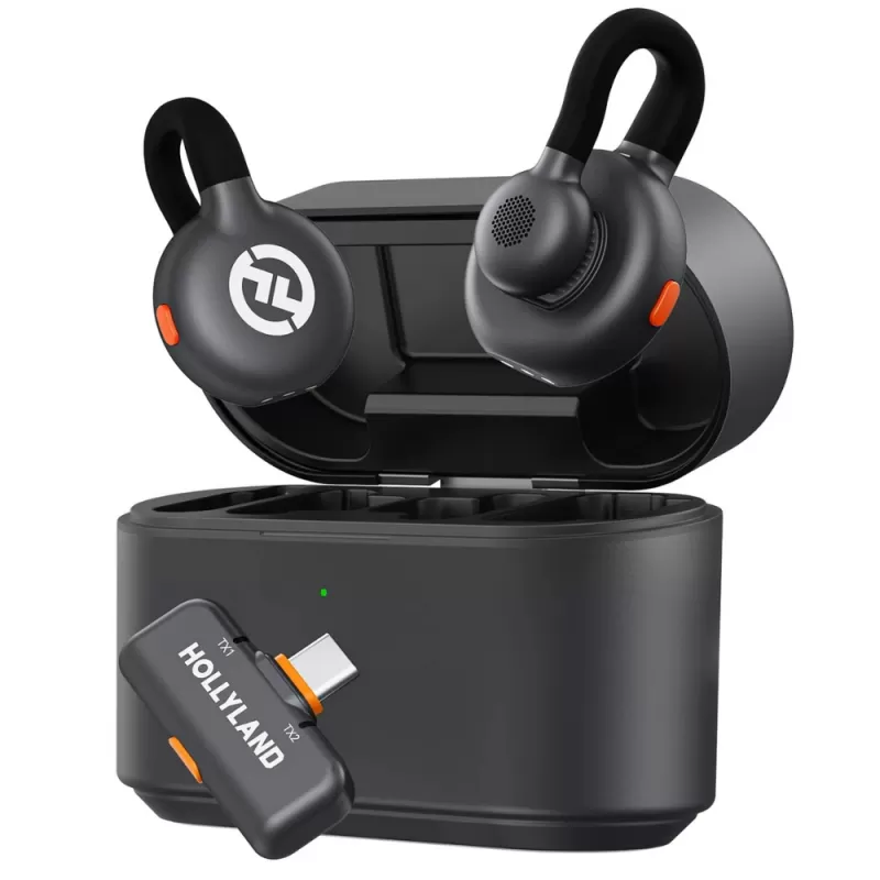 Micrófono Wireless Hollyland Lark M2S Duo USB-C - Space Gray