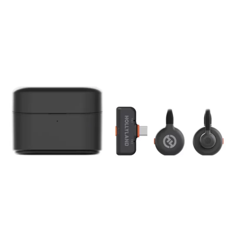 Micrófono Wireless Hollyland Lark M2S Duo USB-C - Space Gray