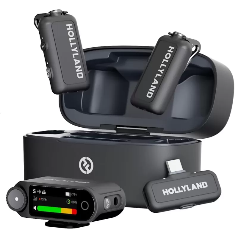 Micrófono Wireless Hollyland Lark Max 2 Combo - Space Gray