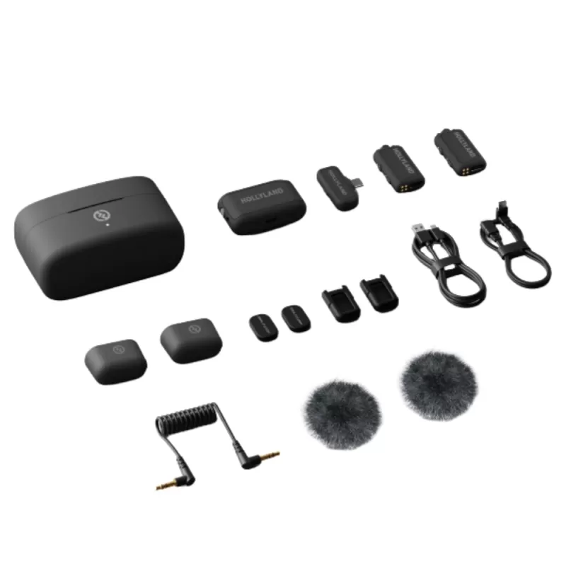 Micrófono Wireless Hollyland Lark Max 2 Combo - Space Gray