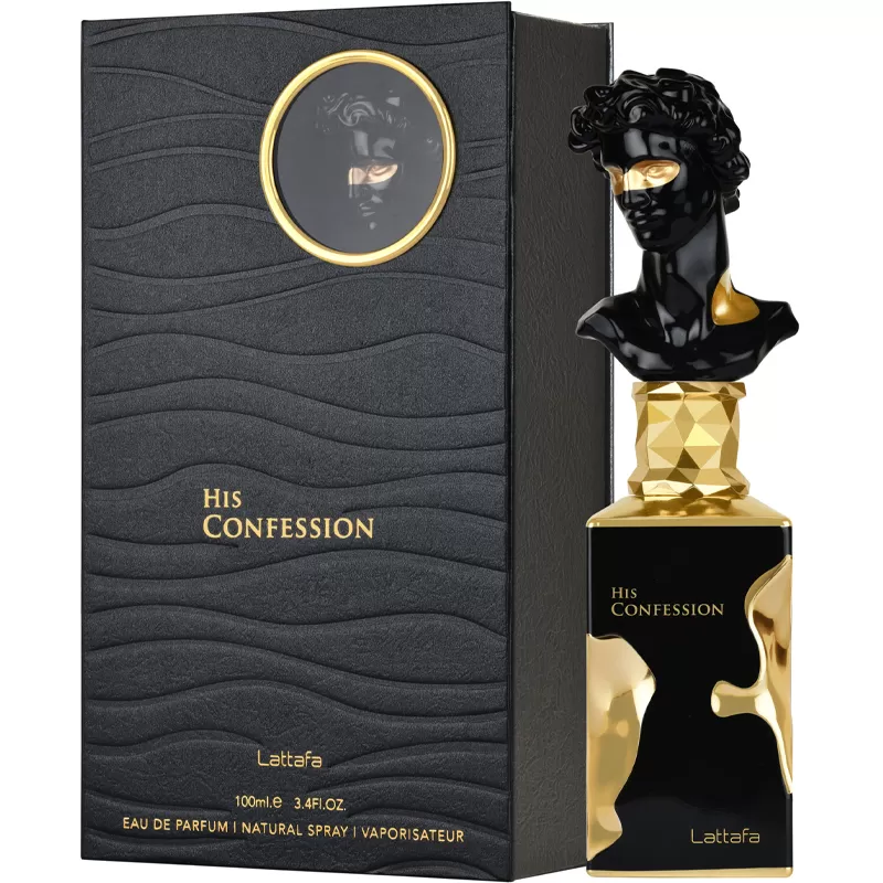 Perfume Lattafa His Confession EDP Masculino - 100mL
