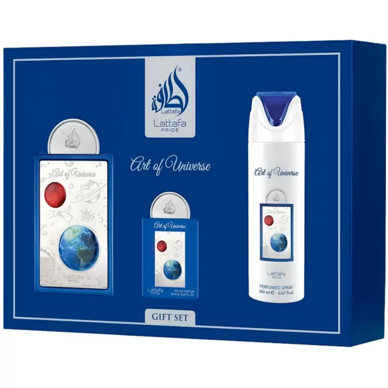Kit Perfume Lattafa Pride Art of Universe EDP 100m...