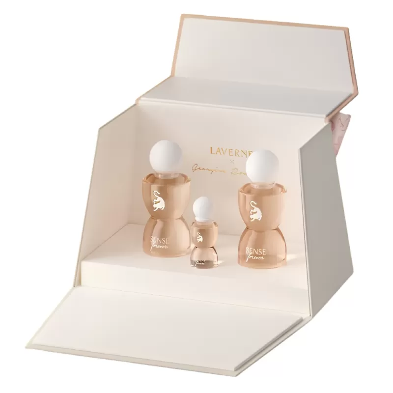 Kit Perfume Laverne Riyadh Sense Forever EDP 75mL + Hair Mist 75mL + Mini Perfume 10mL - Femenino