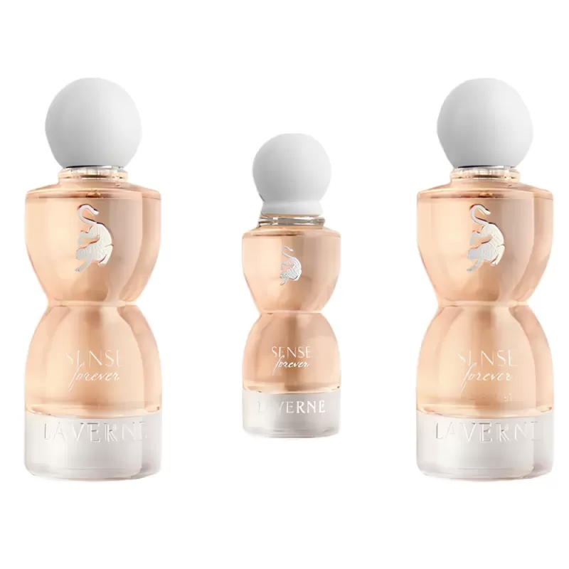Kit Perfume Laverne Riyadh Sense Forever EDP 75mL + Hair Mist 75mL + Mini Perfume 10mL - Femenino