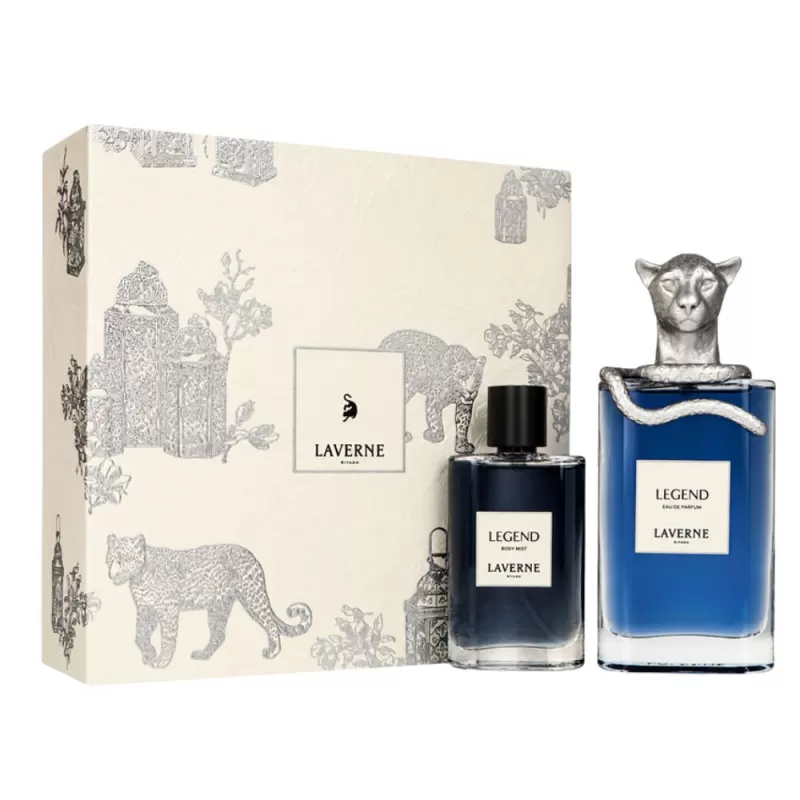 Perfume Laverne Riyadh Legend EDP 100mL + Body Mist 50mL - Masculino