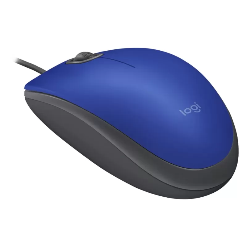 Mouse Logitech Click Silencioso M110 Silent - Blue