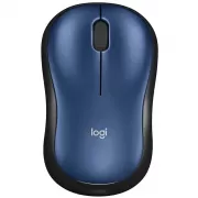 Mouse Wireless Logitech M185 - Blue/Black