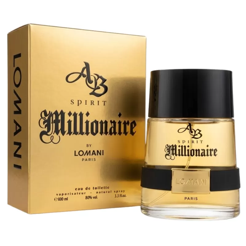 Perfume Lomani Spirit Millionaire EDT Masculino - 100mL