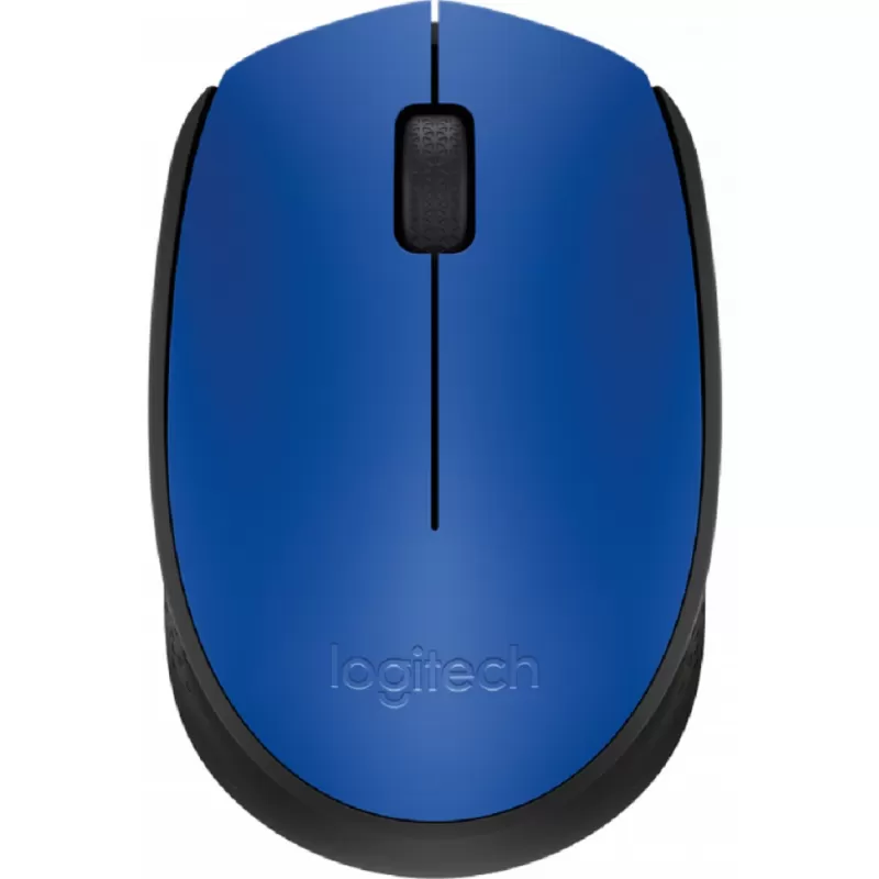Mouse Wireless Logitech M170 - Blue/Black