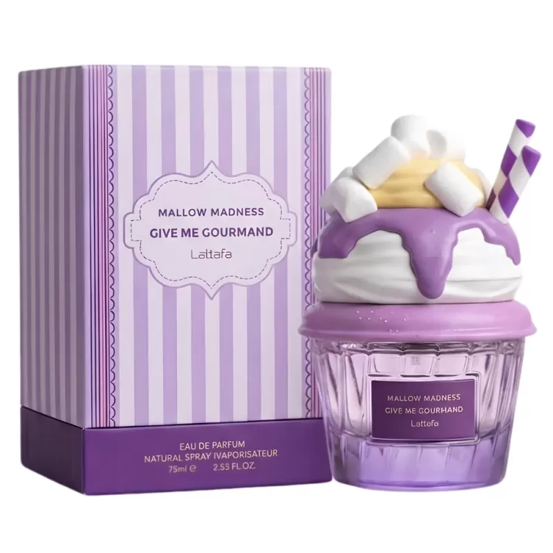Perfume Lattafa Give Me Gourmand Mallow Madness  EDP Femenino - 75mL