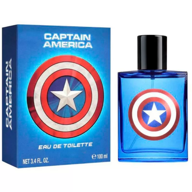 Perfume Infantil Marvel Captain America EDT Masculino - 100mL