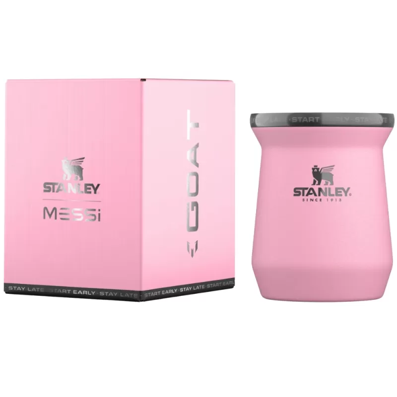 Guampa Stanley × Messi The Stay Chill Mate Mug 236mL - Goat Pink