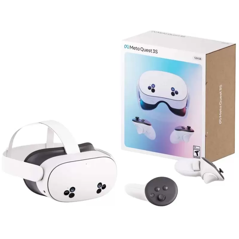 Lente de Realidad Virtual Meta Quest 3S 128GB - White