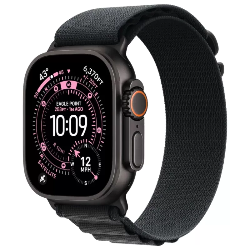 Apple Watch Ultra 3 MF0X4LW/A 49mm (GPS+Celular) - Black Titanium/Black Alpine Loop