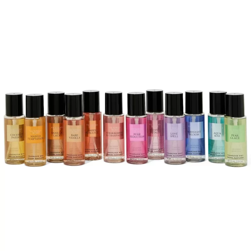 Kit Victoria's Secret 12 Days of Mist 75mL (12 Unidades)