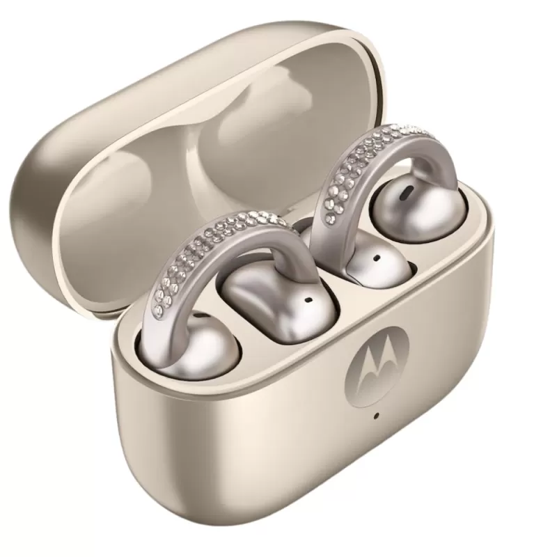 Auricular Motorola Moto Buds Loop Crystals by Swarovski XT2545-1 - French Oak (Dorado)