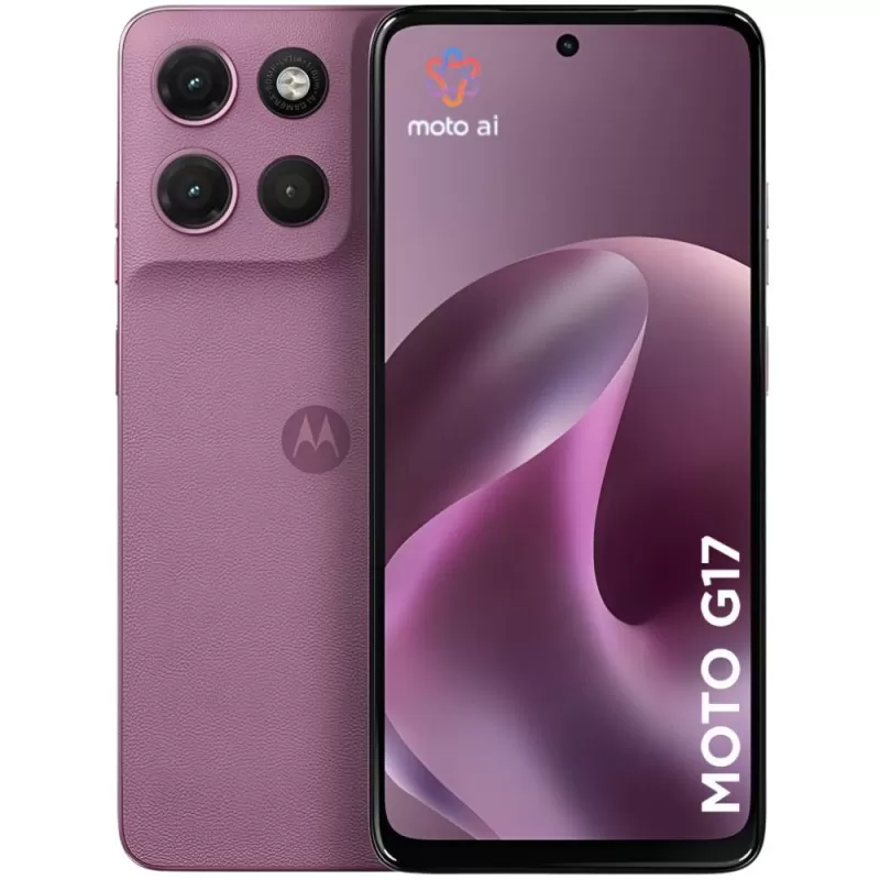 Smartphone Motorola Moto G17 XT2623-1 DS LTE 6.72" 4/256GB - Bordeaux (Rosa)