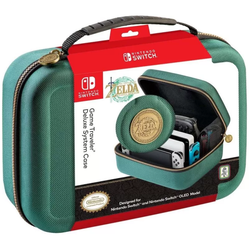 Estuche RDS para Nintendo Switch OLED Game Traveler Deluxe System - The Legend of Zelda Tears of The Kingdom (NNS61G)