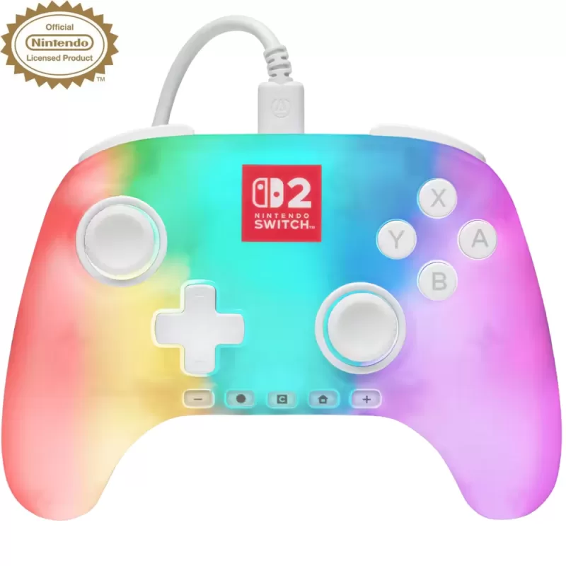 Control PowerA Nintendo Switch 2 Lumectra - White (PWA-A-15291) Control PowerA Nintendo Switch 2 Lumectra - White (PWA-A-15291)