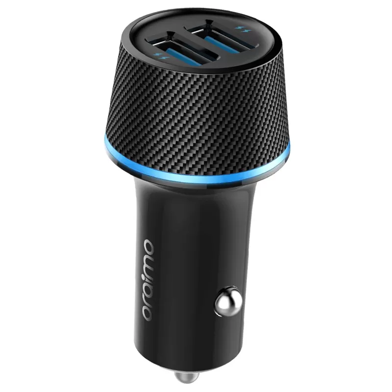 Cargador Vehicular Oraimo HighWay OCC-21D Dual USB - Black