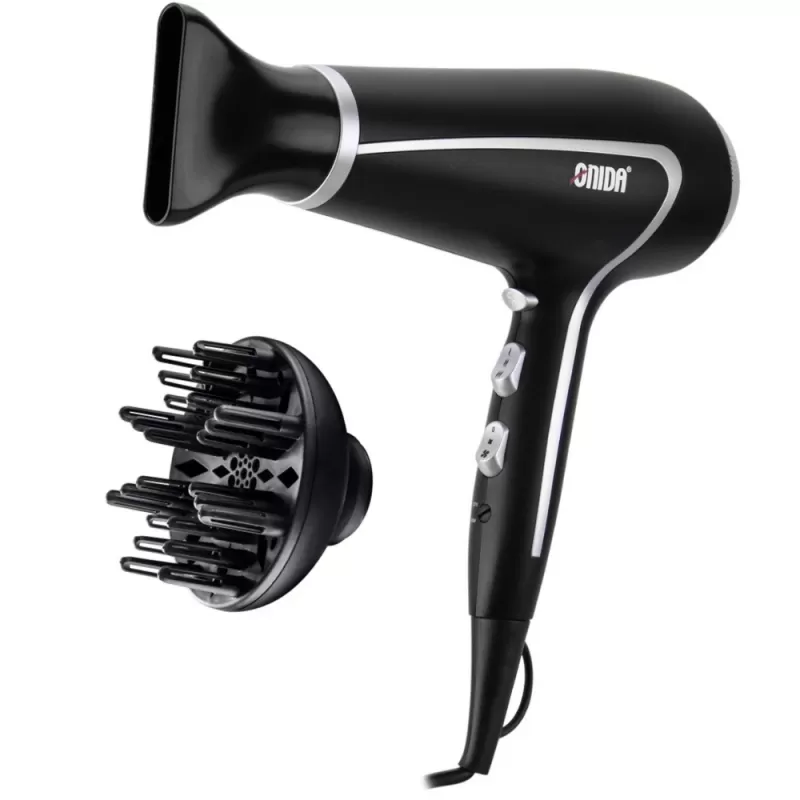 Secador de Cabello Onida Turbo Professional ON-094 5000W 2V - Black/Gray