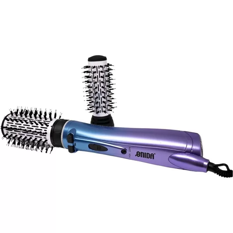 Cepillo Secador Rotativo Onida ON-1039 1300W 2V 2 en 1 - Blue/Purple