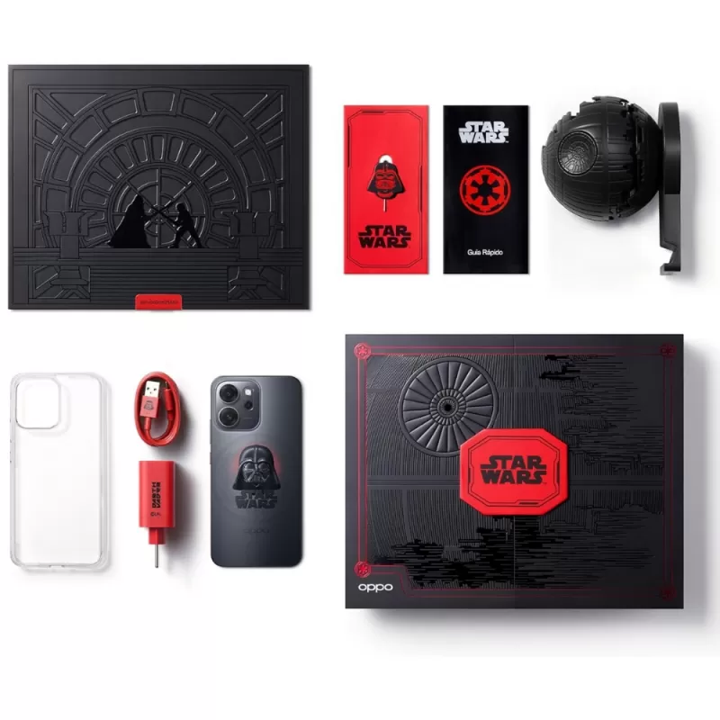 Smartphone Oppo Reno14 F CPH2743 DS 5G 6.57" 12/256GB - Star Wars Dark Side Limited Edition