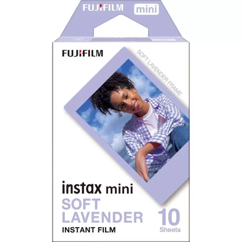 Papel Térmico Fujifilm Instax Mini Soft Lavender - (10 hojas de película)