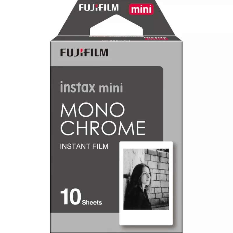 Papel Térmico Fujifilm Instax Mini Monochrome - (10 hojas de película)
