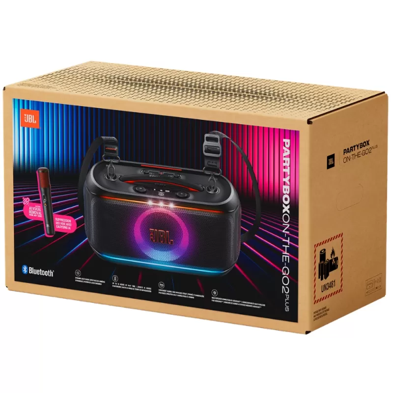 Speaker JBL PartyBox On The Go 2 Plus Bluetooth - Black