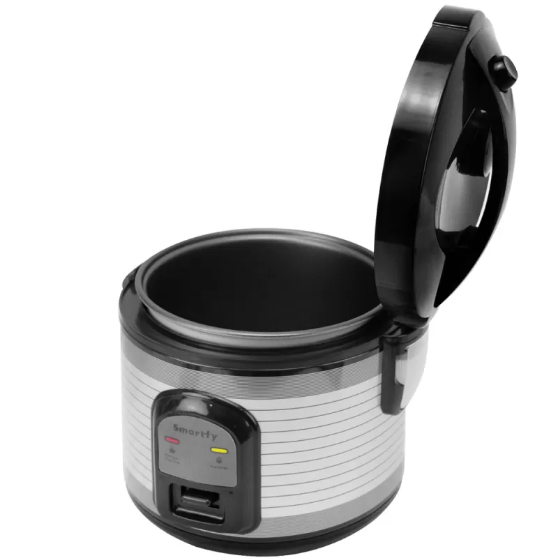 Olla Eléctrica para Arroz Smartfy PE01G 400W 220V 1L - Black/Silver