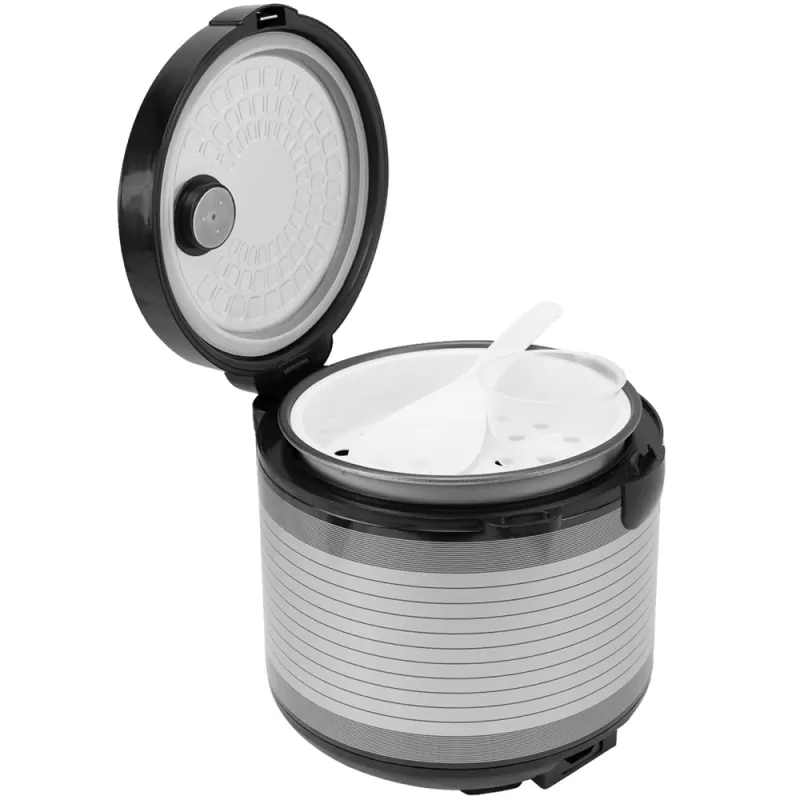 Olla Eléctrica para Arroz Smartfy PE01G 400W 220V 1L - Black/Silver