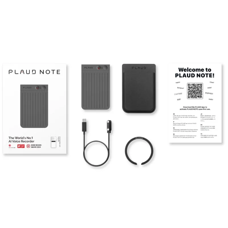 Grabador de voz Plaud Note NB-100 Bluetooth - Black