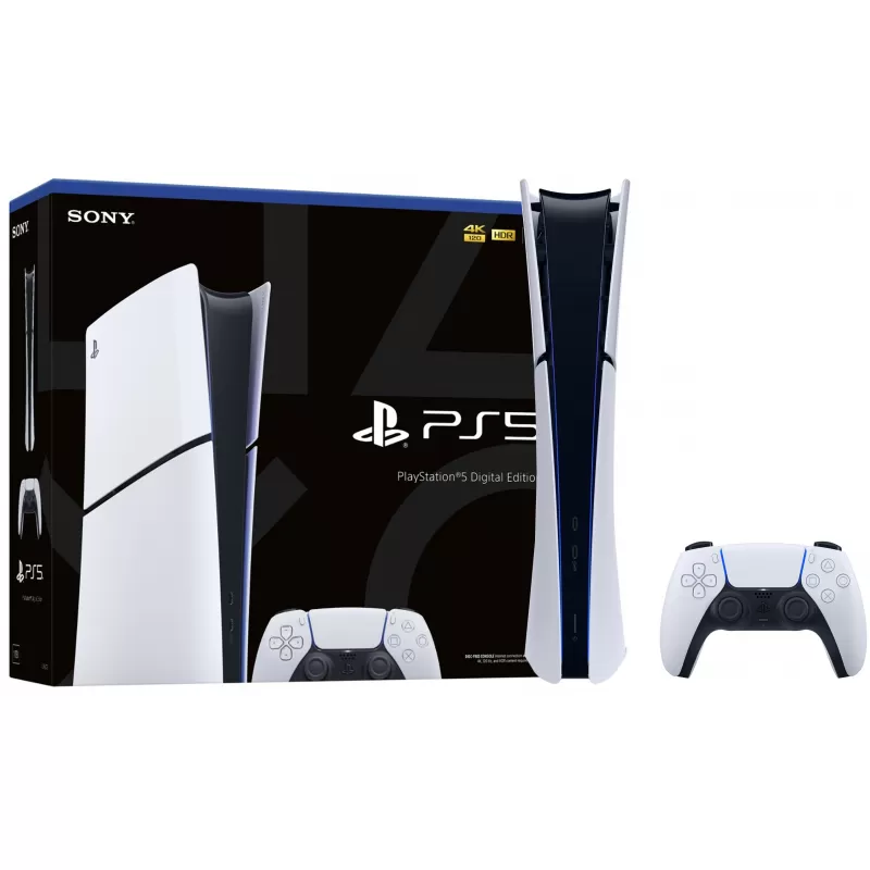 Consola Sony PlayStation 5 Slim CFI-2015 Digital 1TB SSD - Black/White