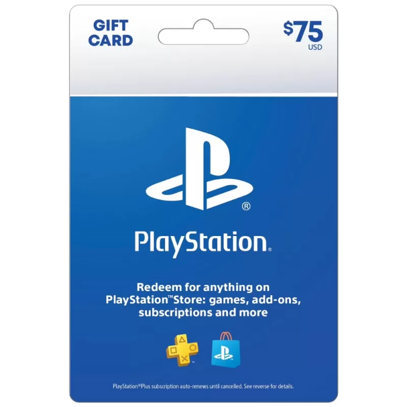 PlayStation Store Gift Card PSN - 75$ (USA)