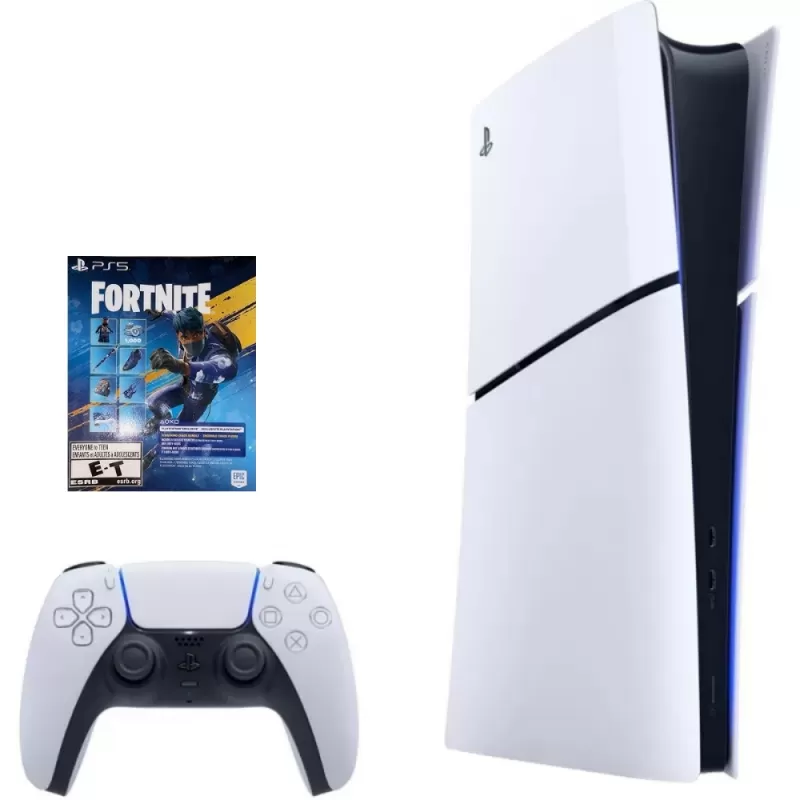 Consola Sony PlayStation 5 Slim Digital CFI-2115 825GB SSD Fortnite Flowering Chaos Bundle - White/Black