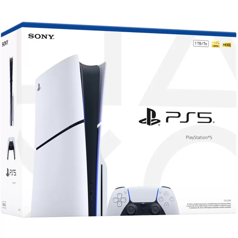Consola Sony PlayStation 5 Slim CFI-2115 Disk 1TB SSD - Black/White