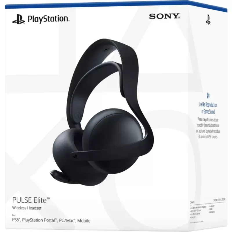 Auricular Sony Pulse Elite Wireless para PlayStation 5 - Midnight Black