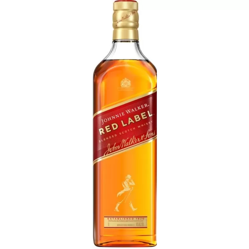 Whisky Johnnie Walker Red Label - 1L (Sin Caja)