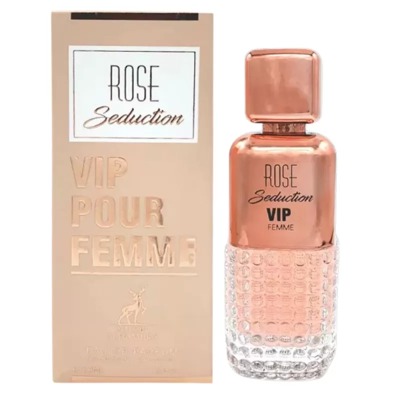 Perfume Maison Alhambra Rose Seduction VIP Pour Femme EDP Femenino - 100mL
