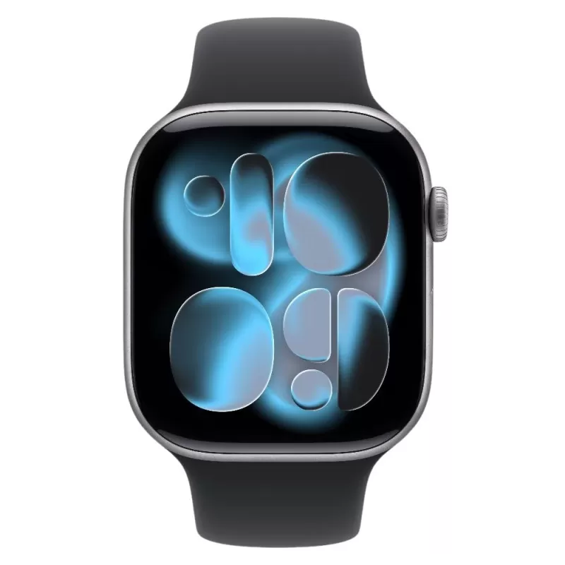 Apple Watch Series 11 MFC94LW/A 46mm (GPS+Cellular) - Space Gray Aluminum/Black Sport Band