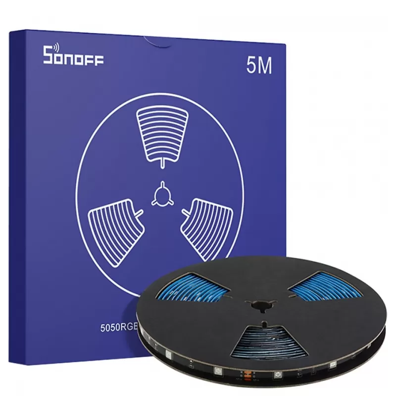 Tira Smart LED RGB Sonoff 5050RGB-5M M0802040002 - Black