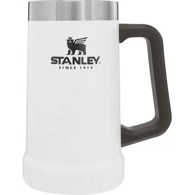 Manija Stanley Adventure Big Grip Beer Stein 709ml - White (70-15703-007)
