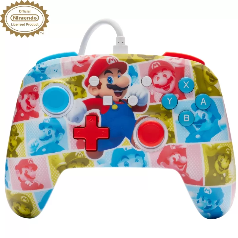 Control PowerA Nintendo Switch - Super Mario Hero Reel (PWA-A-09011)