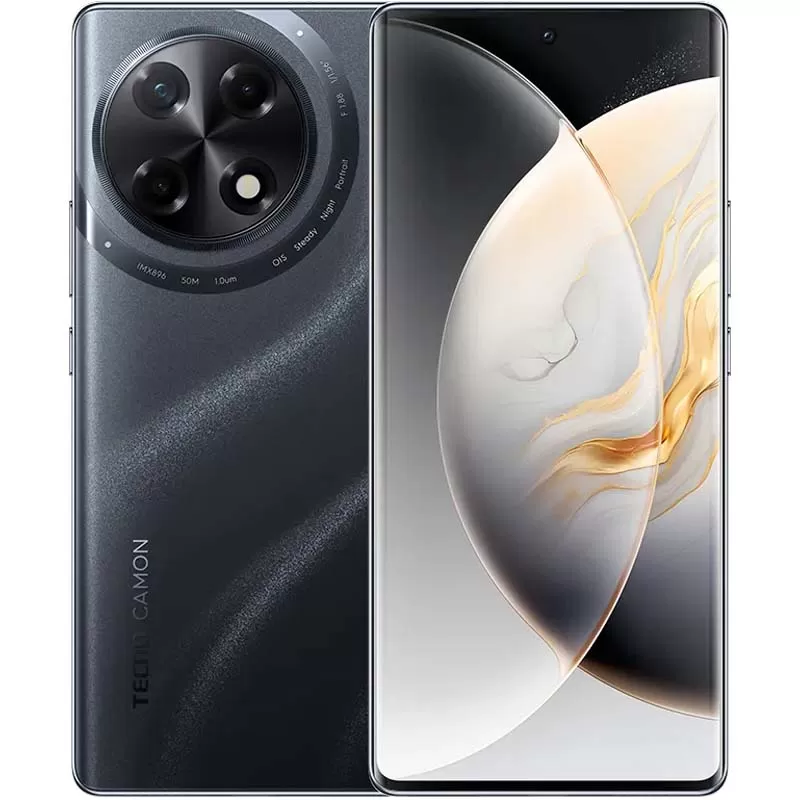 Smartphone Tecno Camon 30S CLA5 DS LTE NFC 6.78" 8/256GB - Celestial Black