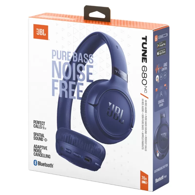 Auricular JBL Tune 680NC Bluetooth - Blue