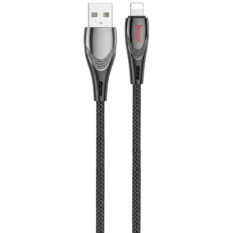 Cable Hoco USB-A/Lightning U133 (1.2m) - Black