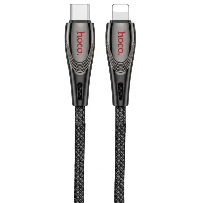 Cable Hoco USB-C/Lightning U133 27W (1.2m) - Black
