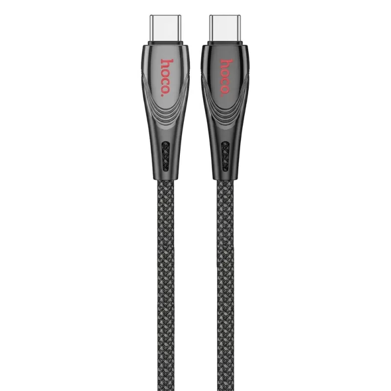 Cable Hoco USB-C/USB-C U133 60W (1.2m) - Black