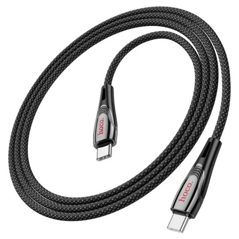 Cable Hoco USB-C/USB-C U133 60W (1.2m) - Black